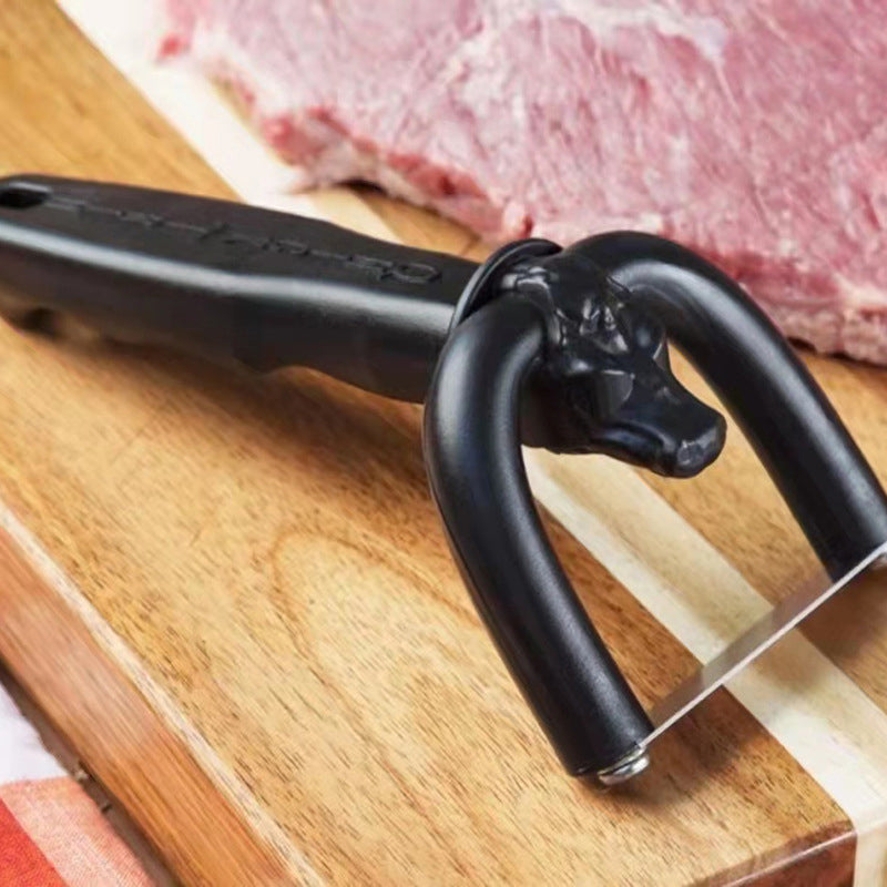 🍖 Perfekt für den Grillabend: Handlicher Fetttrimmer – magere Steaks im Handumdrehen