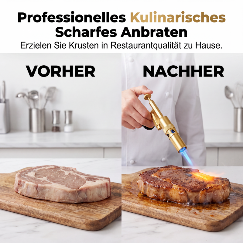 🔥 Tragbarer multifunktionaler umkehrbarer Butangasbrenner
