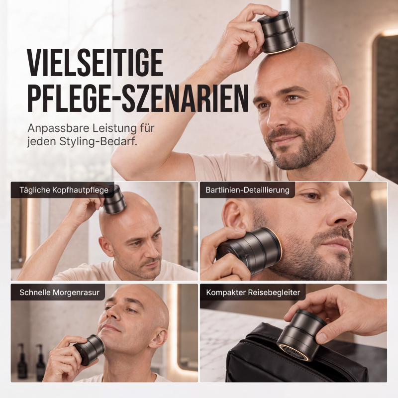🪒 50 % RABATT! ✂️ Perfekte Rasur zu Hause – 2‑in‑1 intelligenter Elektrorasierer für Glatzen‑ und Bartpflege, klares Digitaldisplay, praktisch für den Hausgebrauch