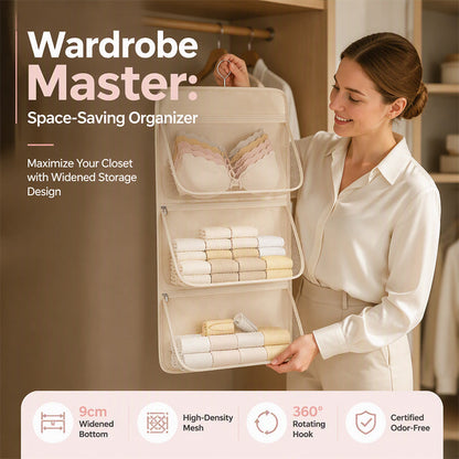 ⏰ 50% Rabatt sichern! 📦 Mehrlagiger Hänge-Organizer aus Mesh – stabil, leicht & sofort mehr Stauraum