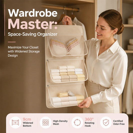 ⏰ 50% Rabatt sichern! 📦 Mehrlagiger Hänge-Organizer aus Mesh – stabil, leicht & sofort mehr Stauraum