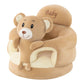 ✨50% Rabatt✨🐻 Cartoon‑Baby‑Stützsofa – Anti‑Roll‑Sitzsessel für Babys mit stabiler Rückenlehne, weicher Plüsch‑Bodensitz für Kleinkinder