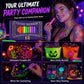 ✨ Glow-Tattoo-Stifte – UV-Neonfarben für Party & Festival, wasserfest & leicht abwaschbar