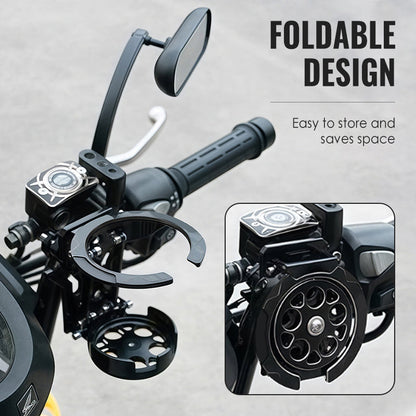 Fahrrad-Flaschenhalter, drehbarer Flaschenhalter, faltbare Becherhalterung mit verstellbarem Klappdesign, 360-Grad-Drehfunktion; geeignet für Erwachsene, Roller, Kinderwagen, Radfahren, Wandern, Reisen und Outdoor-Aktivitäten.