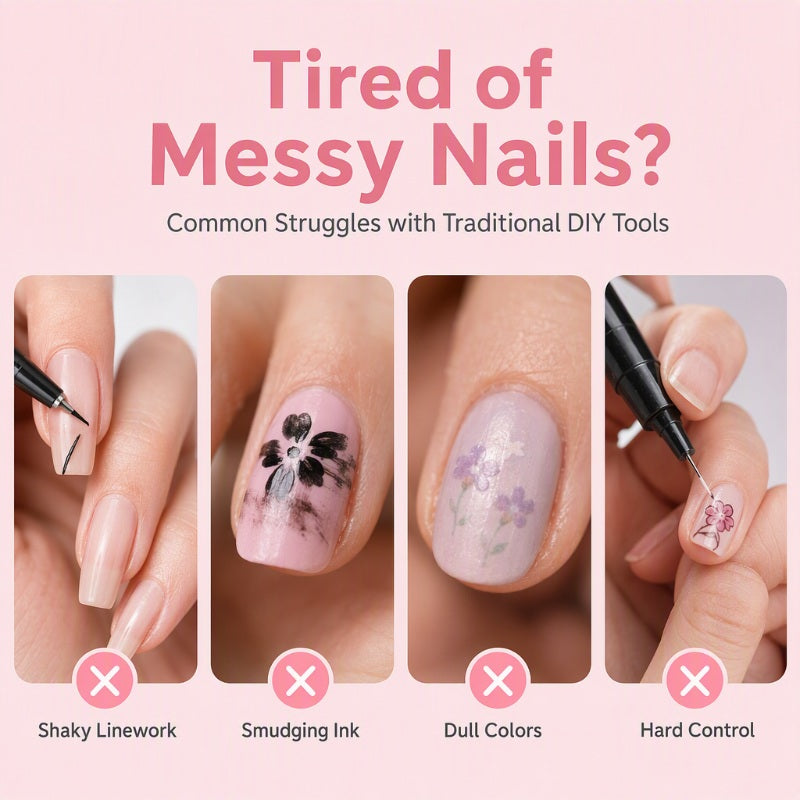 💅 24 Farben, 2 Spitzen, unendlich viele Designs! – Nail-Art-Stifte mit Doppelspitze – kreativ, in Salonqualität & einfach für DIY zu Hause ✨💥