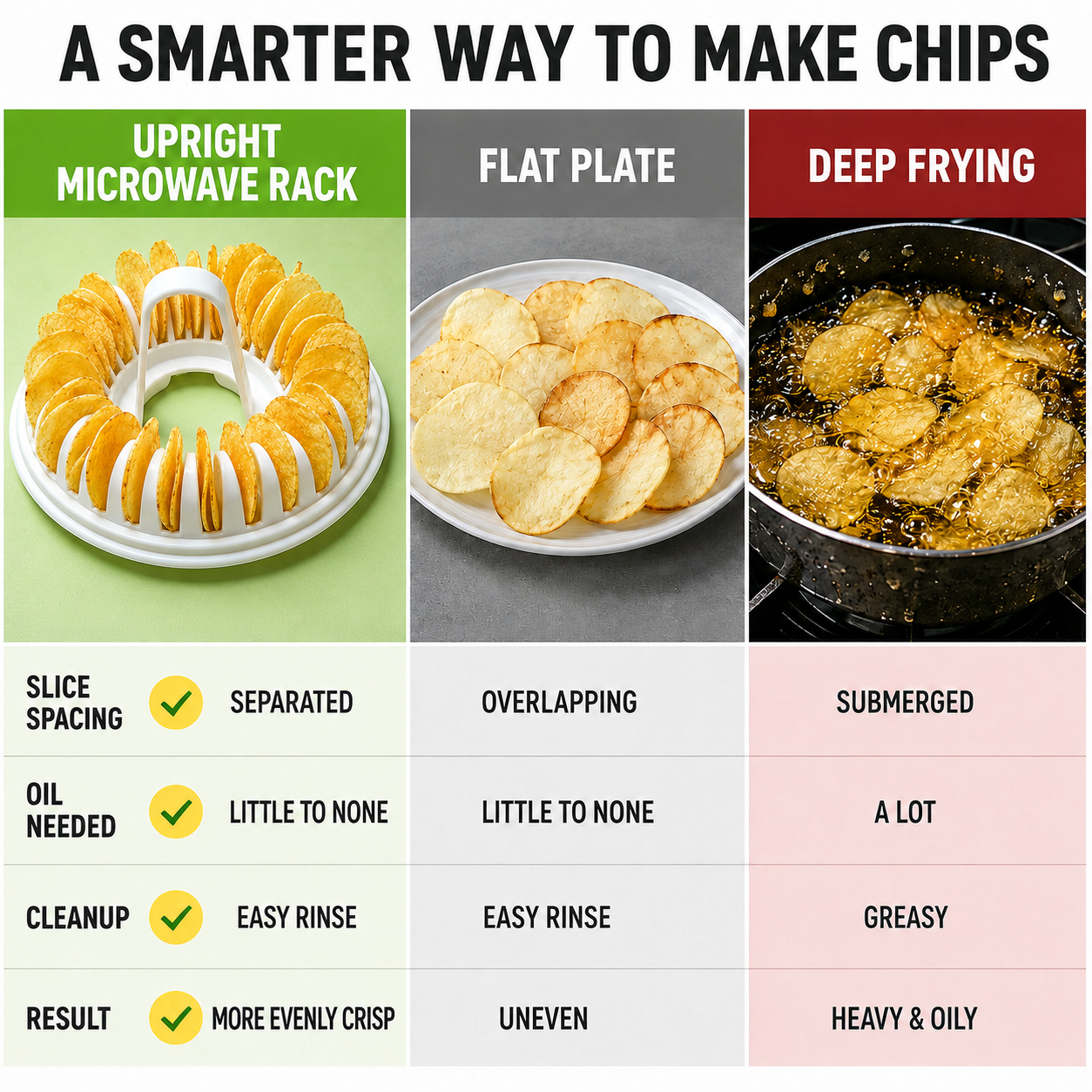 DIY-Mikrowellen-Kartoffelchip-Maker mit Schneide- und Schüssel-Set