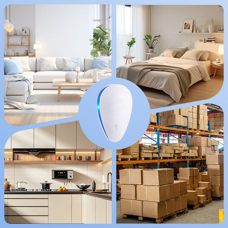 🔥🎁 50% Rabatt🥳🏠 Verbesserter Ultraschall‑Schädlingsabwehrer, vertreibt Flöhe, Insekten und Nagetiere, steckdosenbetrieben