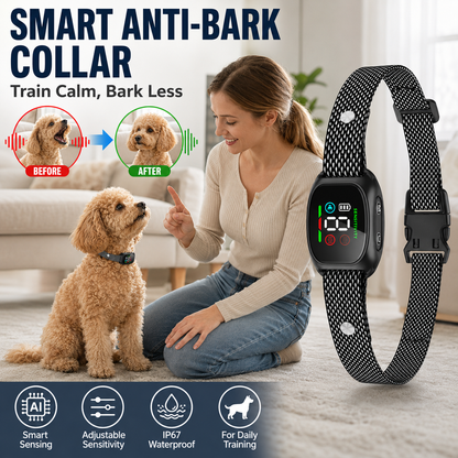 🥳2026 HEISSE VERKAUFSANGEBOTE🥳💞50.000 VERKAUFT! 🛡️🐾 50% RABATT! Anti-Bell-Halsband – Intelligente Anti-Fehlauslösung filtert andere Beller heraus. IP67 wasserdicht & USB aufladbar – sorgenfreies Training überall! 💦✅