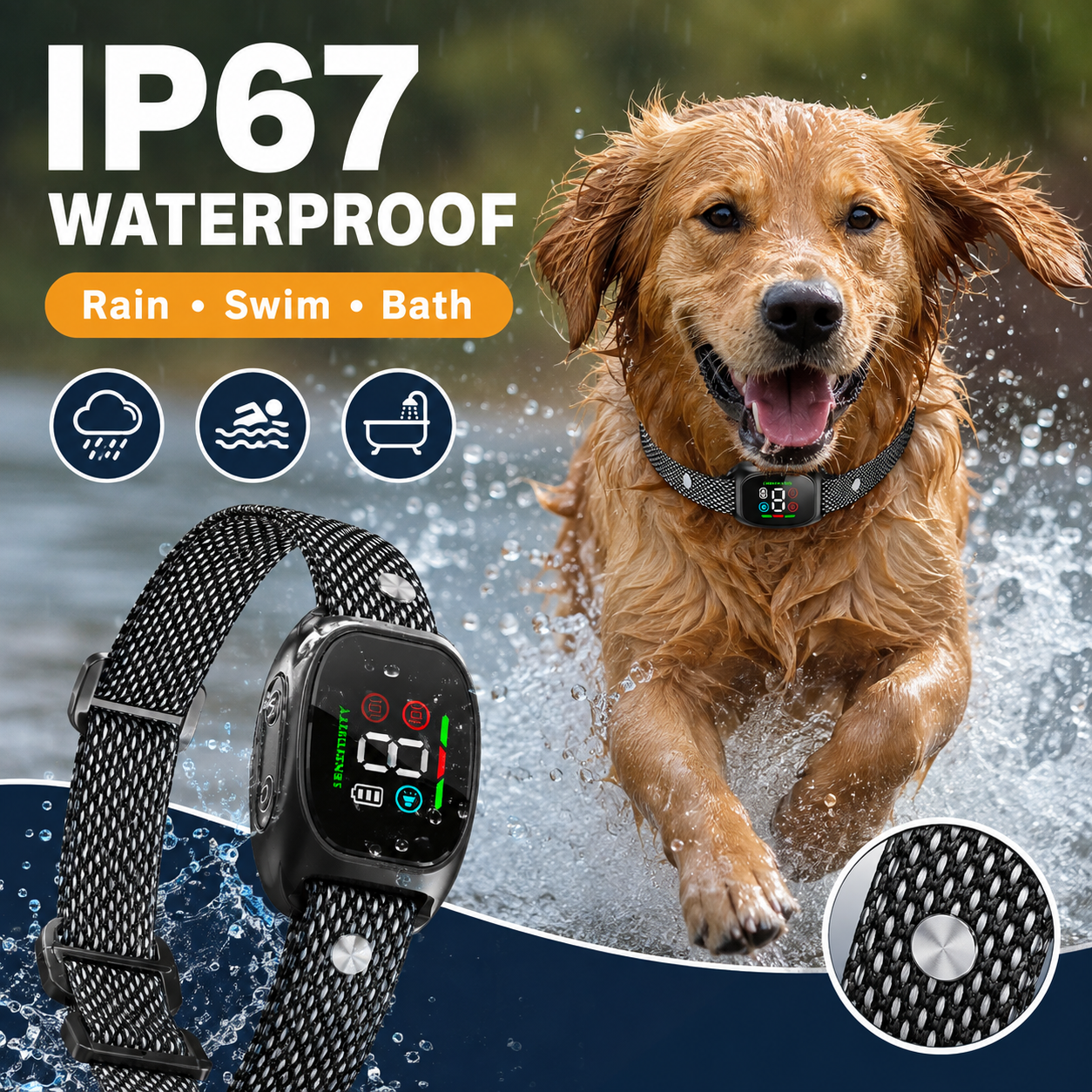 🥳2026 HEISSE VERKAUFSANGEBOTE🥳💞50.000 VERKAUFT! 🛡️🐾 50% RABATT! Anti-Bell-Halsband – Intelligente Anti-Fehlauslösung filtert andere Beller heraus. IP67 wasserdicht & USB aufladbar – sorgenfreies Training überall! 💦✅