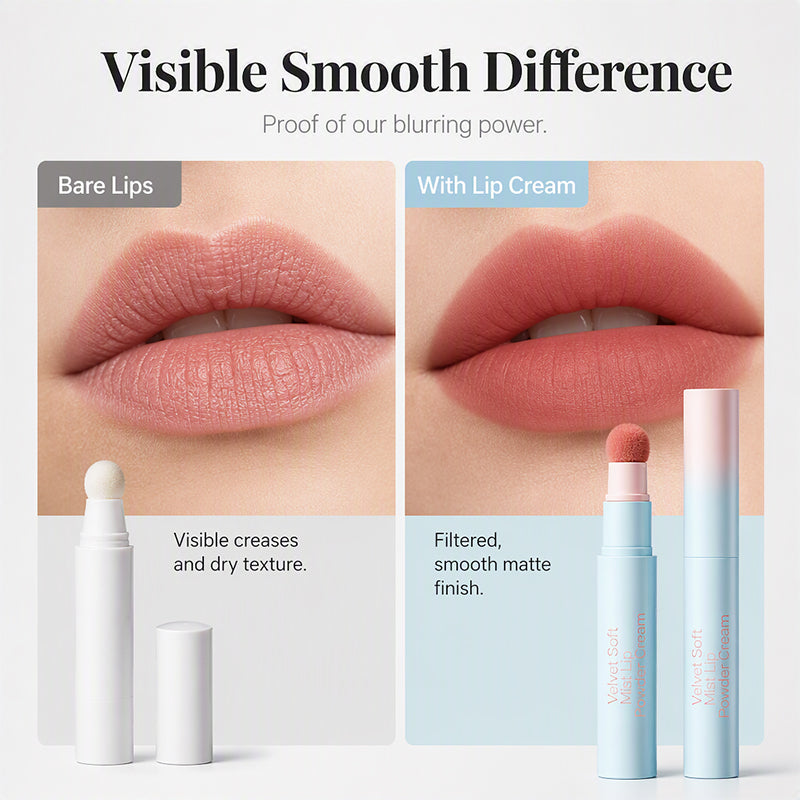 👄Lippenstift mit sanftem, mattem Finish und Schwämmchenapplikatoraa💑