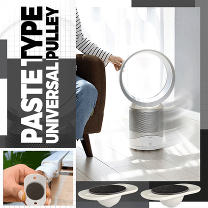 🔥 Bestseller! 💥Selbstklebendes starkes Universal-Rollenrad – universelle Rolle – ohne Bohren, leise & 360° drehbar – für Möbel, Boxen & Haushalt 📦