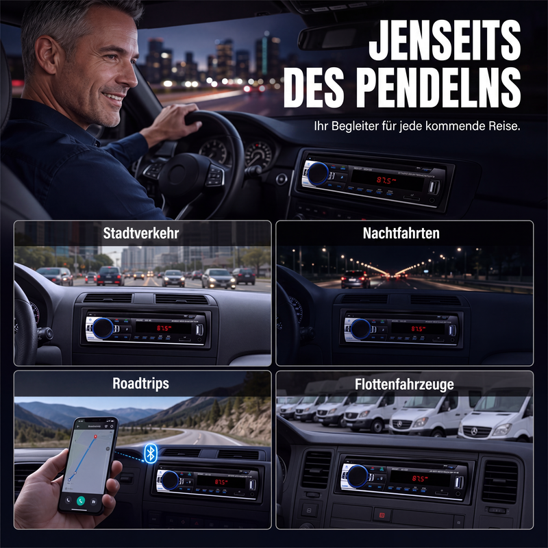 🚗50% RABATT!🎵Bluetooth-Autoradio – Kabelloses Streaming, Freisprechfunktion & einfache Installation – Verwandelt Ihr altes Autoradio in ein modernes System ✨
