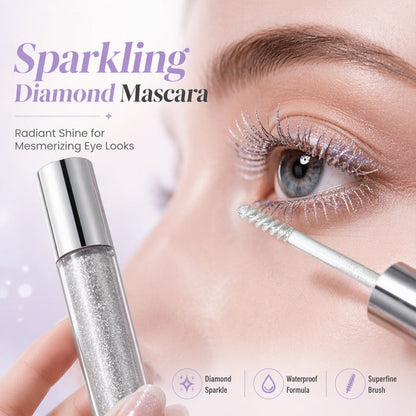 💎 Wasserdichte Volumen-Glitzerfarb-Mascara