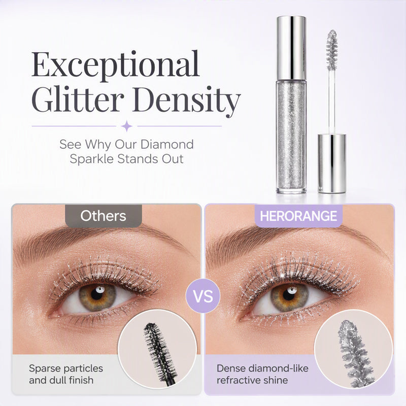 💎 Wasserdichte Volumen-Glitzerfarb-Mascara
