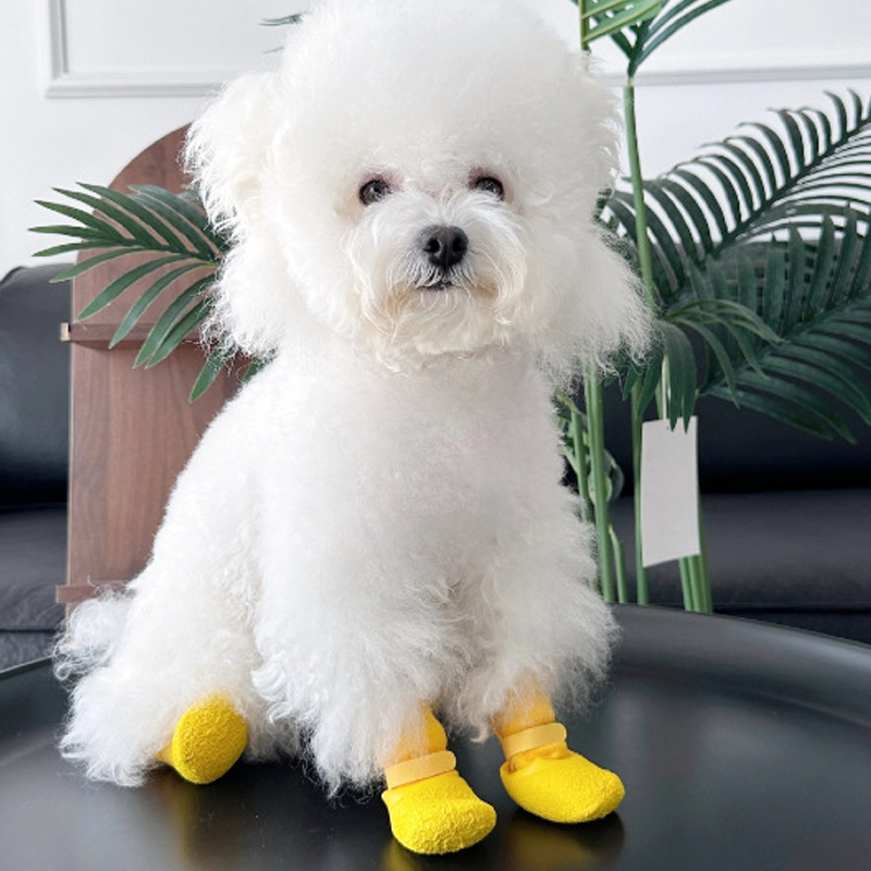 Rutschfeste wasserdichte Haustier-Schuhsocken