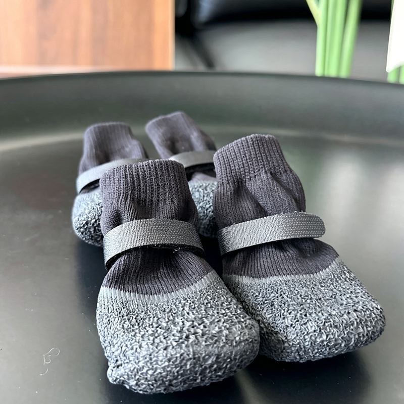 Rutschfeste wasserdichte Haustier-Schuhsocken