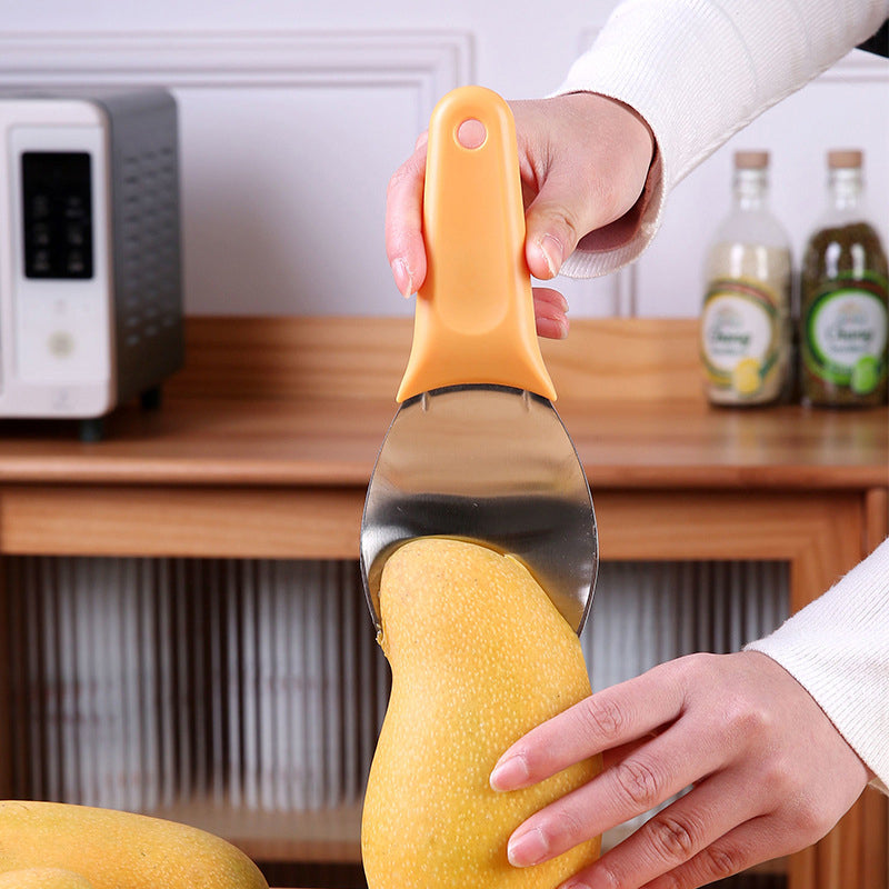 🍈 Obst schälen & auslösen leicht gemacht! – 2-in-1 Fruchtfleisch-Messer & Löffel – sauber, schnell & vielseitig – für Kiwi, Avocado, Melone & Co. ✨