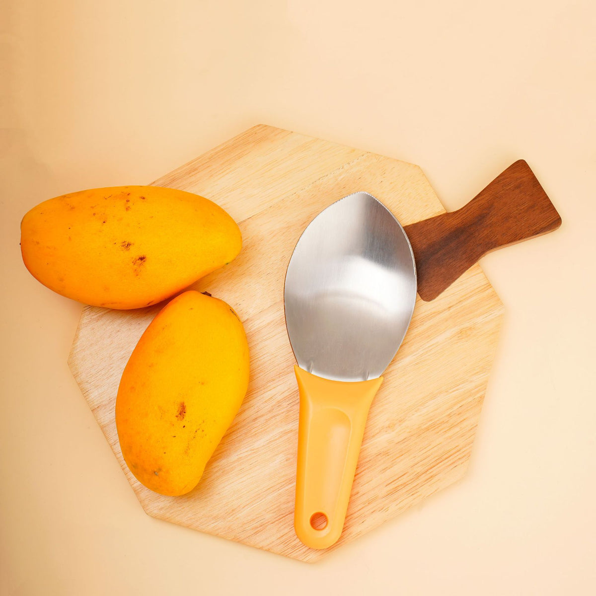 🍈 Obst schälen & auslösen leicht gemacht! – 2-in-1 Fruchtfleisch-Messer & Löffel – sauber, schnell & vielseitig – für Kiwi, Avocado, Melone & Co. ✨
