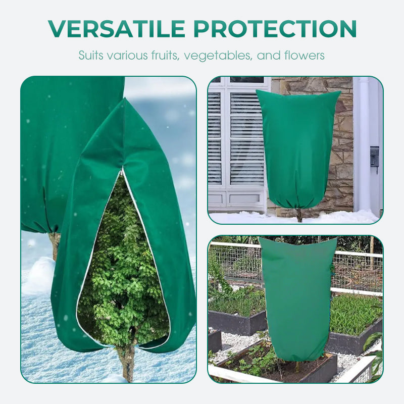 🌿 Deine Pflanzen sicher durch den Winter! – Frostschutz-Haube mit Reißverschluss & Kordelzug – einfaches Anbringen, perfekter Schutz vor Kälte & Wind🌱