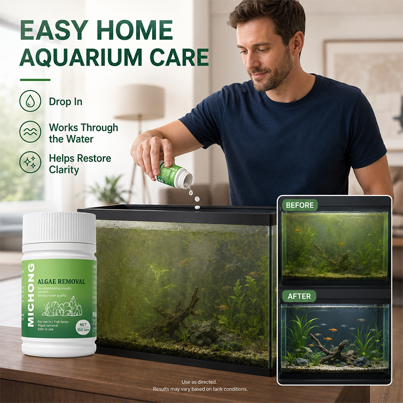 Schnell wirkende Tabletten zur Algenbekämpfung im Aquarium