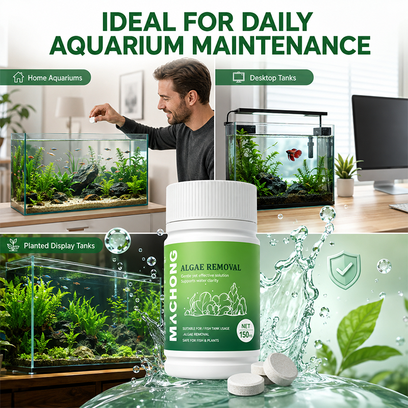 Schnell wirkende Tabletten zur Algenbekämpfung im Aquarium