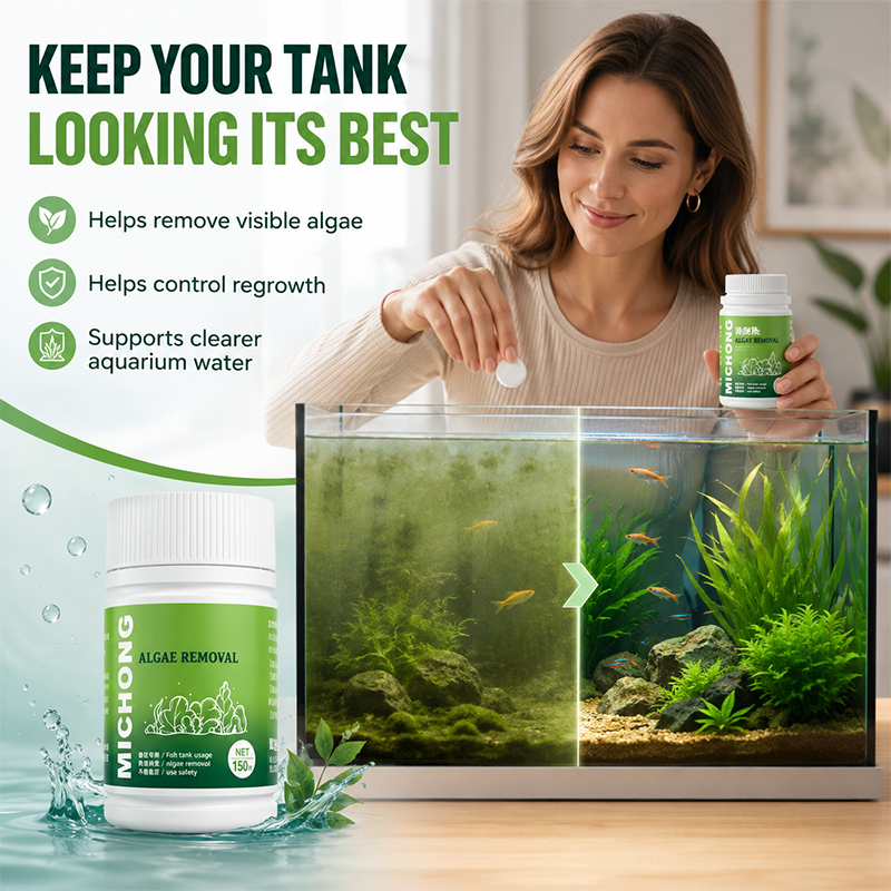Schnell wirkende Tabletten zur Algenbekämpfung im Aquarium