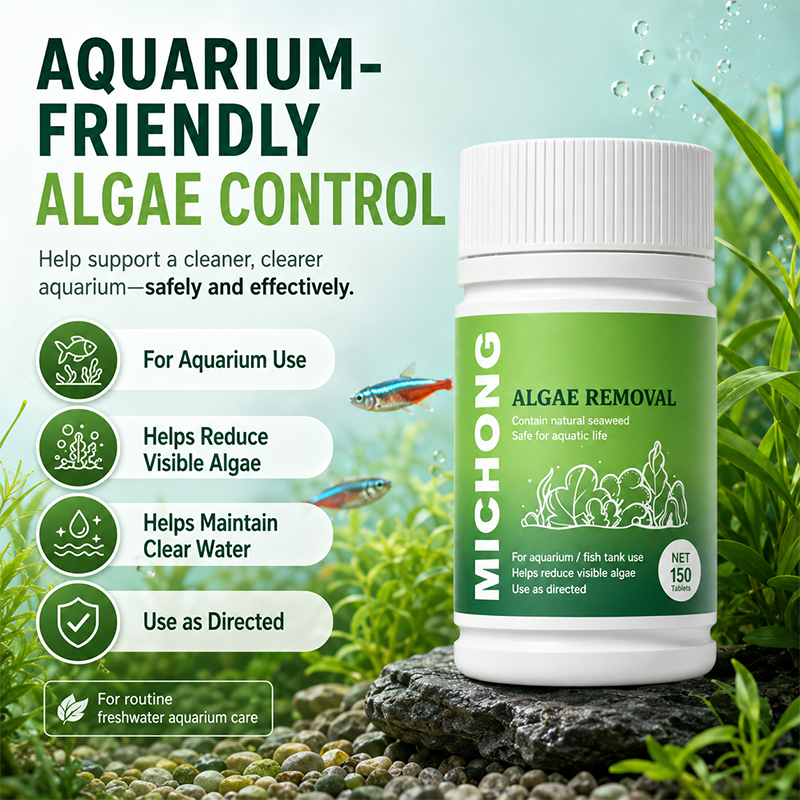 Schnell wirkende Tabletten zur Algenbekämpfung im Aquarium