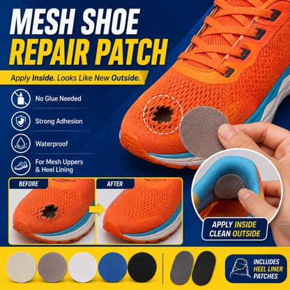 🔧 Alte Sneaker, neuer Look! – Selbstklebende Flicken für Löcher & Abnutzung – perfekte Farbe, einfaches Aufbügeln – ohne Nähen!