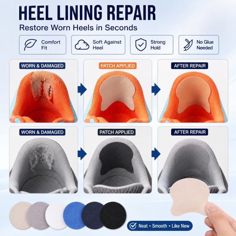 🔧 Alte Sneaker, neuer Look! – Selbstklebende Flicken für Löcher & Abnutzung – perfekte Farbe, einfaches Aufbügeln – ohne Nähen!