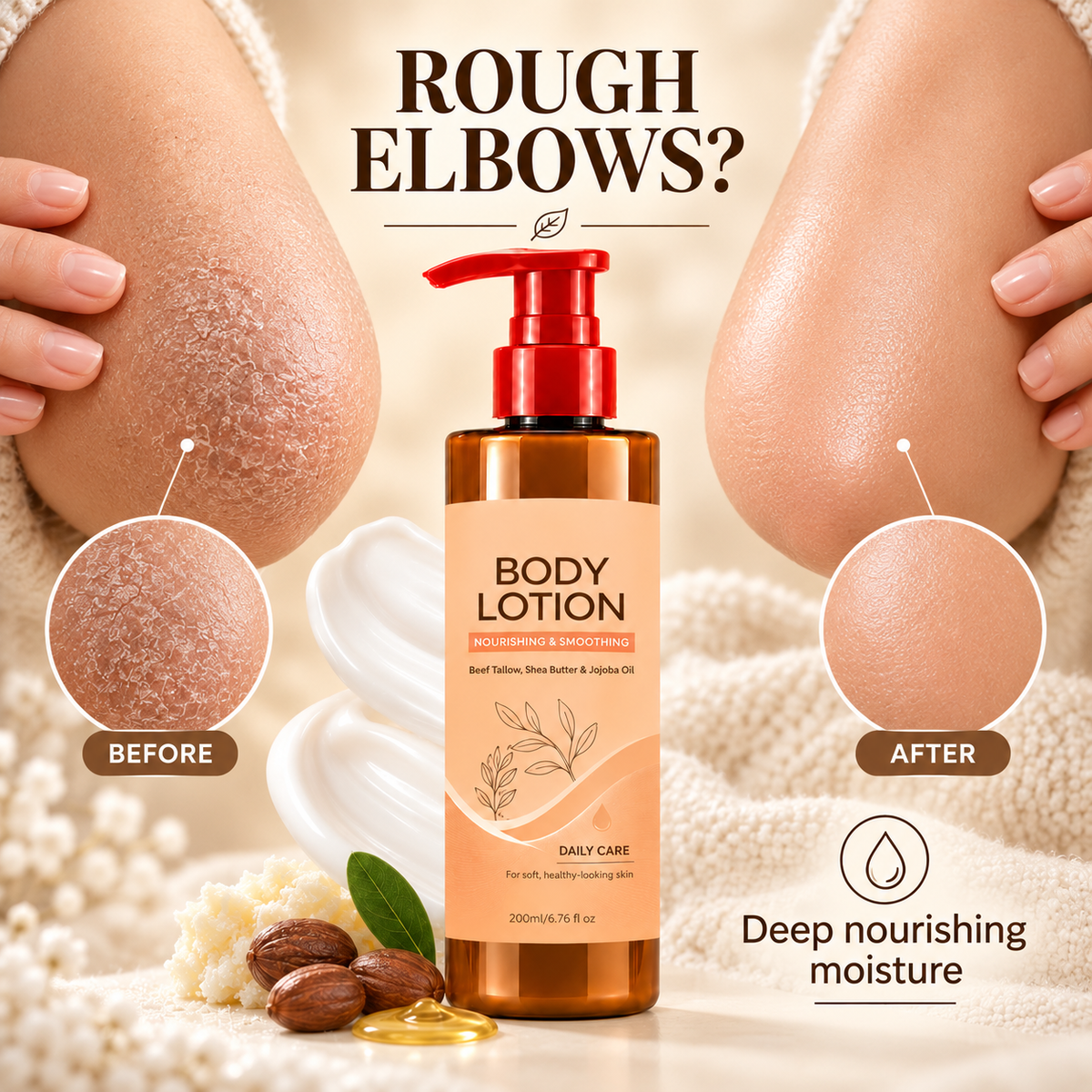 🔥 Unschlagbares Angebot! Tägliche feuchtigkeitsspendende Körperlotion – leicht, schnell einziehend, für alle Hauttypen. 🧴💧