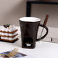 🥳2026 HEISSER DEAL🥳💞50K+ VERKAUFT! 🍫🕯️ 50% RABATT! Keramik Schoko-Fonduetasse – Teelicht-Warmhaltung, inkl. Fonduegabel. Perfekt für Dates & Weihnachten! 🎄💚