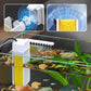 ⏰50% Rabatt🐠 Kleines Aquarium, leiser Filter – 3-in-1 Mini-Filter: filtration + Sauerstoff + Wasserbewegung – platzsparend, leise & einfach zu reinigen