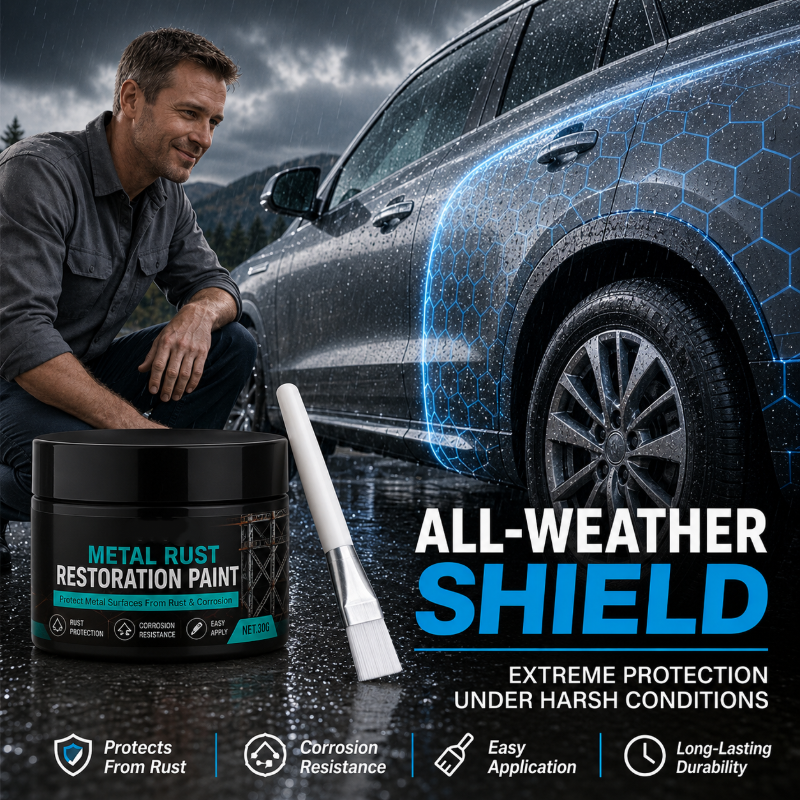 🥳2026 HEISSER VERKAUF🥳💞ÜBER 50.000 VERKAUFT!🔧🏠 50 % RABATT! Schwarze Reparaturpaste zum Schutz vor Metallrost – Stellt rostige Tore, Geländer und Werkzeuge wieder her. Bildet eine Schutzschicht – kein Austausch nötig! 🛡️✨
