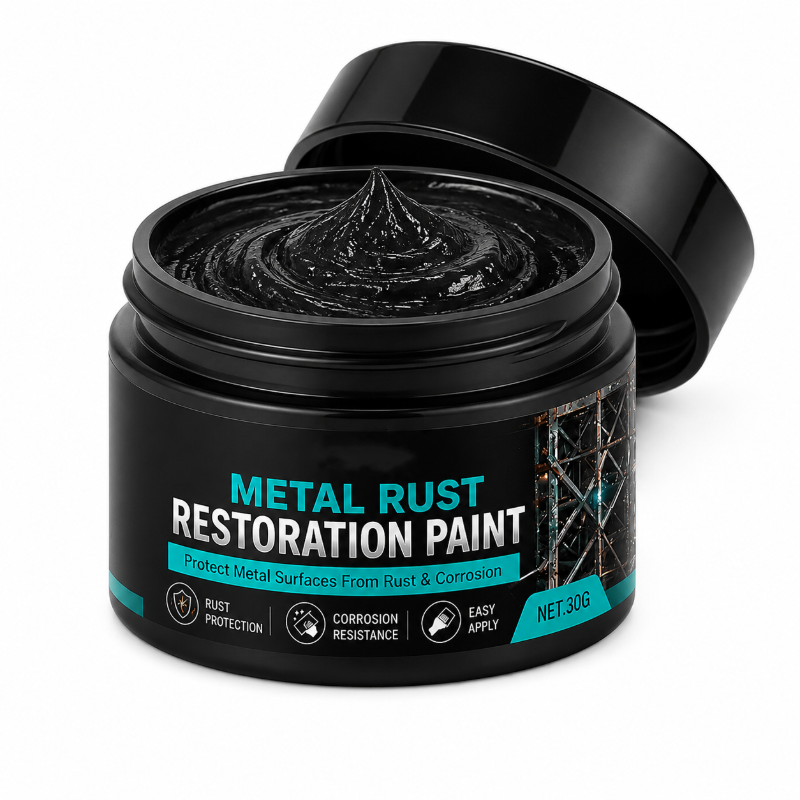 🥳2026 HEISSER VERKAUF🥳💞ÜBER 50.000 VERKAUFT!🔧🏠 50 % RABATT! Schwarze Reparaturpaste zum Schutz vor Metallrost – Stellt rostige Tore, Geländer und Werkzeuge wieder her. Bildet eine Schutzschicht – kein Austausch nötig! 🛡️✨