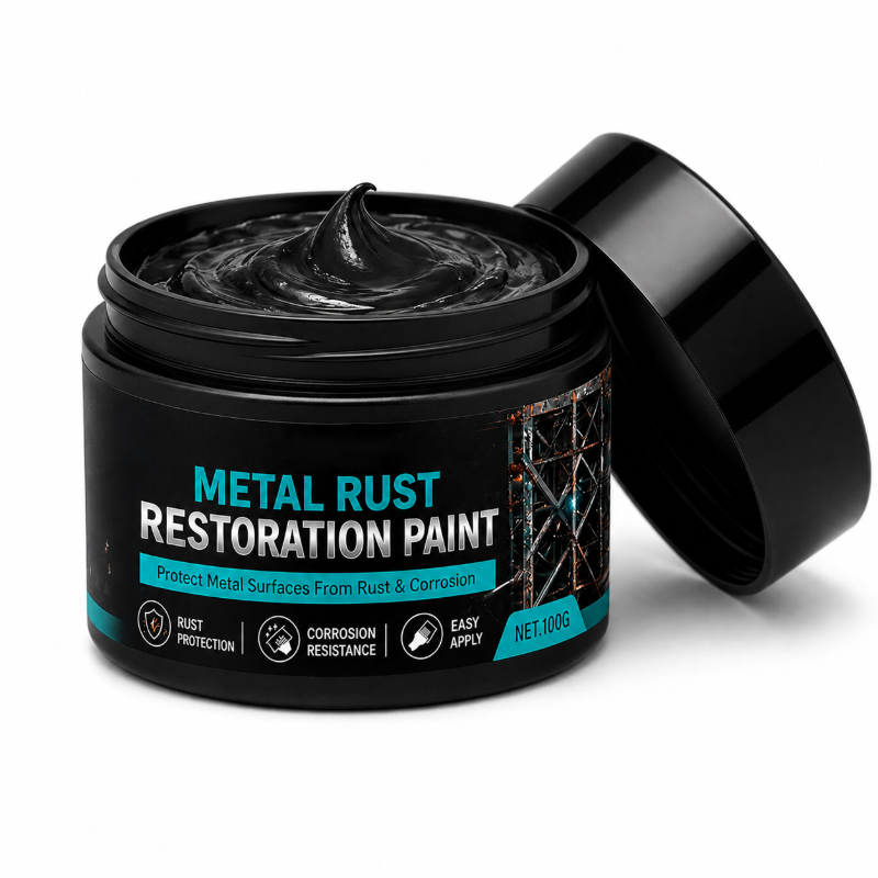 🥳2026 HEISSER VERKAUF🥳💞ÜBER 50.000 VERKAUFT!🔧🏠 50 % RABATT! Schwarze Reparaturpaste zum Schutz vor Metallrost – Stellt rostige Tore, Geländer und Werkzeuge wieder her. Bildet eine Schutzschicht – kein Austausch nötig! 🛡️✨