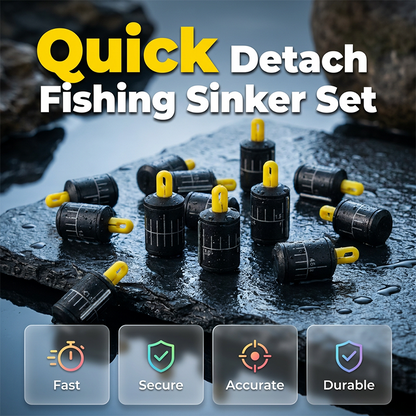 ⏱️ Nie wieder neu verknoten! – Quick-Release Sinkkörper – schneller Wechsel & mehr Zeit zum Angeln 🎣