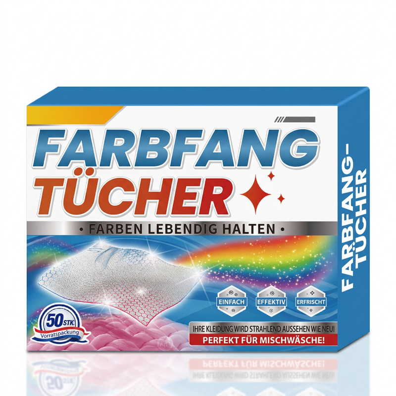👕 Bunte Wäsche, keine Angst vor Verfärbung! – Farbauffangtücher für die Mischwäsche – fangen lose Farbe auf & schützen deine Lieblingskleidun