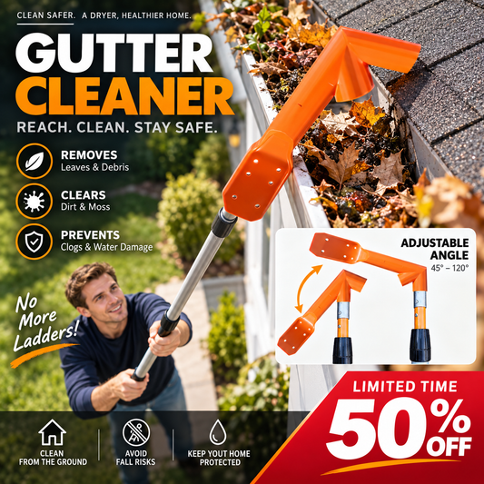 🔧 BEGRENZTE ZEIT 50% RABATT! ✨ Steigfreies Dachrinnen-Reinigungswerkzeug