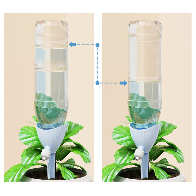 ✈️ Urlaub? Keine vertrockneten Pflanzen! – Verstellbarer Wasserspender für Pflanzen – regulierbarer Durchfluss, einfache Anwendung & langanhaltende Feuchtigkeit 💧🌿