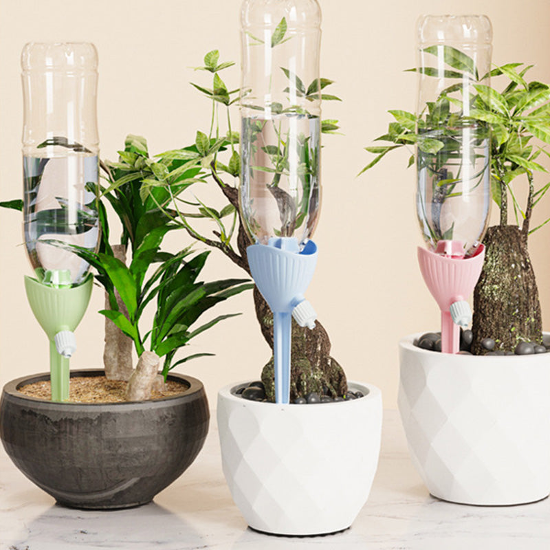 ✈️ Urlaub? Keine vertrockneten Pflanzen! – Verstellbarer Wasserspender für Pflanzen – regulierbarer Durchfluss, einfache Anwendung & langanhaltende Feuchtigkeit 💧🌿