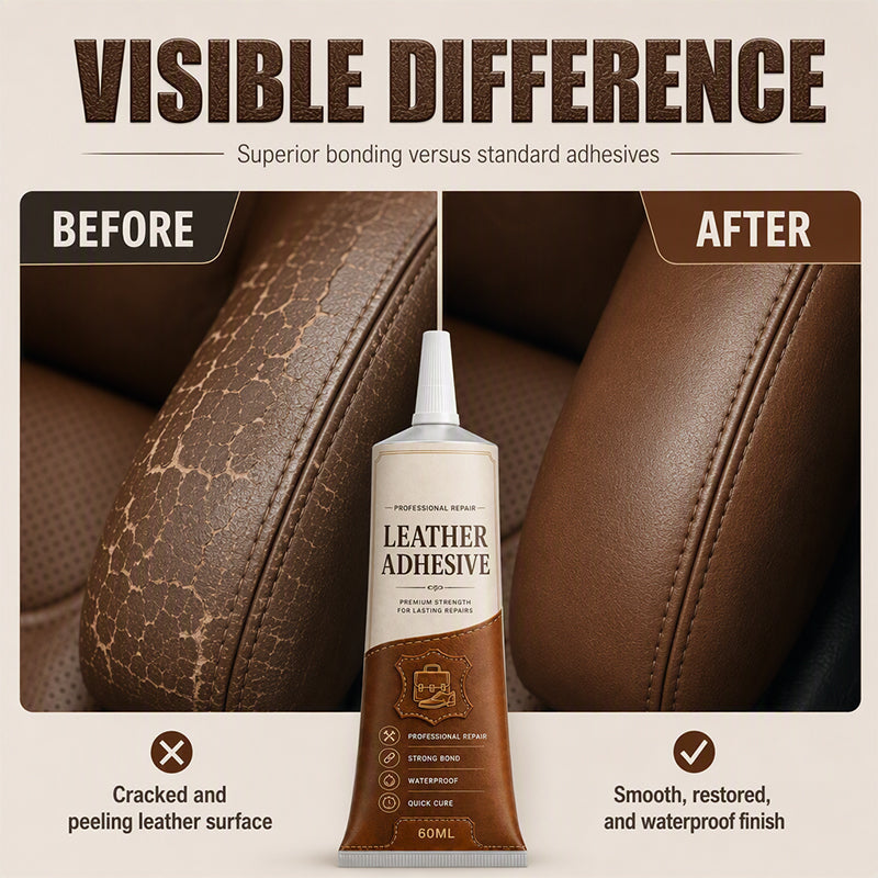 🔥 50% RABATT JETZT! 🧴 Schnell trocknender wasserdichter Lederkleber – professionelle Lederreparatur, permanente Verbindung & wasserdicht – perfekt für Sofas, Autositze und Luxus-Taschen ✨