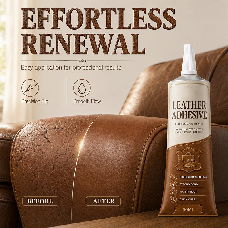 🔥 50% RABATT JETZT! 🧴 Schnell trocknender wasserdichter Lederkleber – professionelle Lederreparatur, permanente Verbindung & wasserdicht – perfekt für Sofas, Autositze und Luxus-Taschen ✨