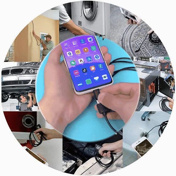📱 Einstecken & loslegen! – Endoskopkamera für Android, iPhone & iPad – direkte Verbindung, keine App nötig – für schwer erreichbare Stellen 🔎✨