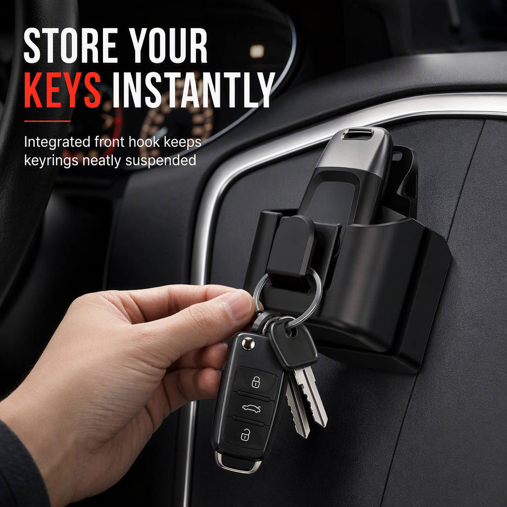 🚗🔑 Autoschlüssel immer griffbereit! – Etui mit Haken für Autoschlüssel & Keyless-Go – schützt vor Kratzern & Verlust – einfach an Tasche, Gürtel oder Rucksack hängen 🎁✨