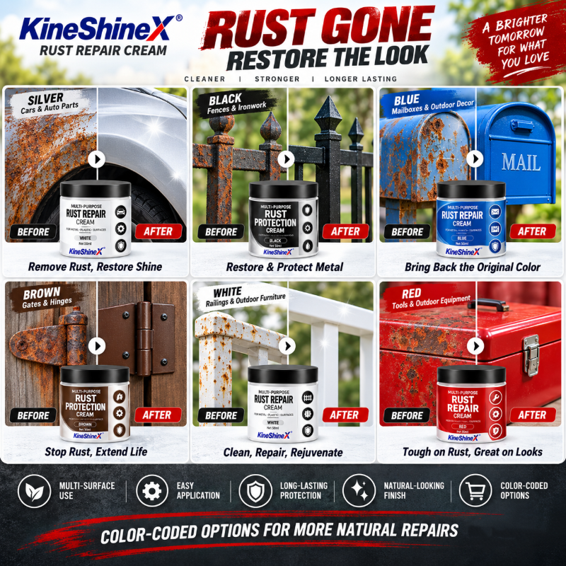 🚗 Rost? Nicht mit dieser Creme! – Mehrzweck-Rostschutz für Autos & Metall im Haushalt – stoppt Rost, schützt & pflegt – ideal für Scharniere, Werkzeuge & Gartenmöbel 🔩✨