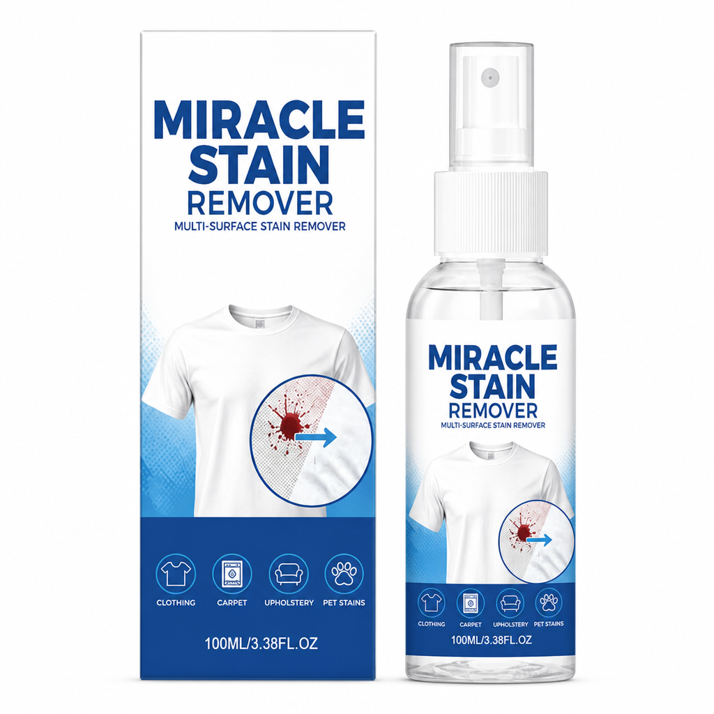 👕 Fleck drauf? Kein Problem! – Sanfter Fleckenentferner-Spray für Kleidung & Textilien – mild, gründlich & ohne Ausbleichen – einfach aufsprühen & einwirken lassen ✨