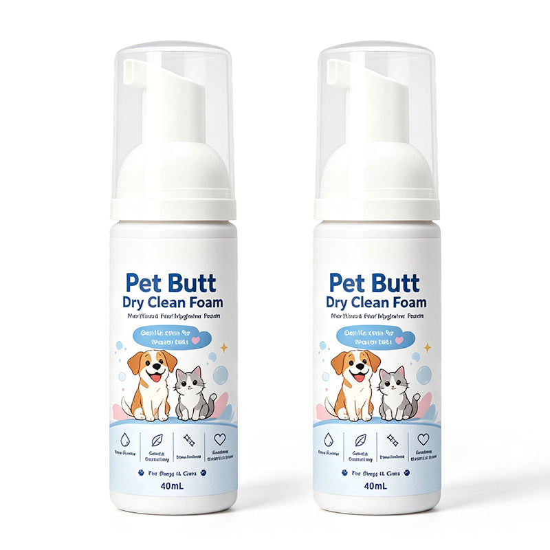 🧼 Po sauber ohne Wasser! – Trockenreinigungsschaum für Hunde & Katzen – einfach auftragen, abwischen, fertig – ohne Abspülen 🐾✨