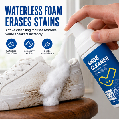 👟 Schuhe schmutzig? Ohne Wasser kein Problem! – Schuhreinigungs-Mousse für alle Materialien – reinigt sanft, ohne Flecken & ideal für unterwegs ✨