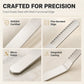 ✨ Ein Messer, drei Funktionen! – Professionelles 3-in-1 Butter- & Streichmesser aus 304-Edelstahl – schneiden, streichen & verteilen mühelos – perfekt für Frühstück & Brotzeit 🔪