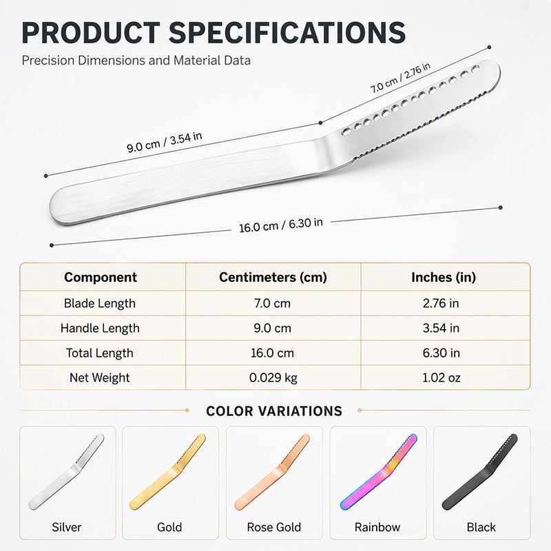 ✨ Ein Messer, drei Funktionen! – Professionelles 3-in-1 Butter- & Streichmesser aus 304-Edelstahl – schneiden, streichen & verteilen mühelos – perfekt für Frühstück & Brotzeit 🔪